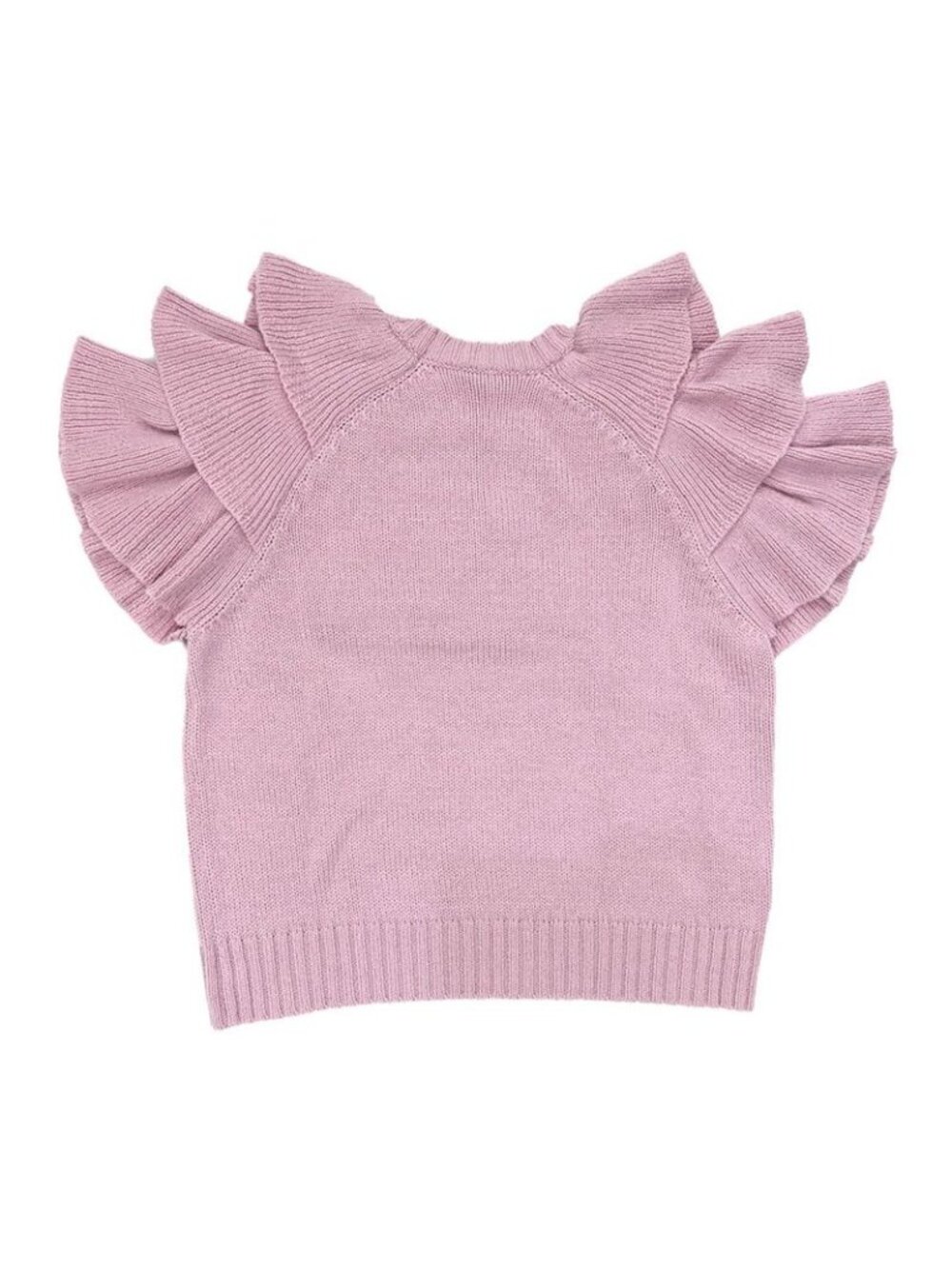Dior Short Sleeve Knit Ruffles 36 Sizes Pink 344 S13 Bm003 Cashmere - Picture 2 of 10